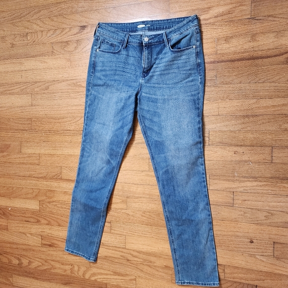 Old navy straight leg jeans size 14 - Picture 2 of 10